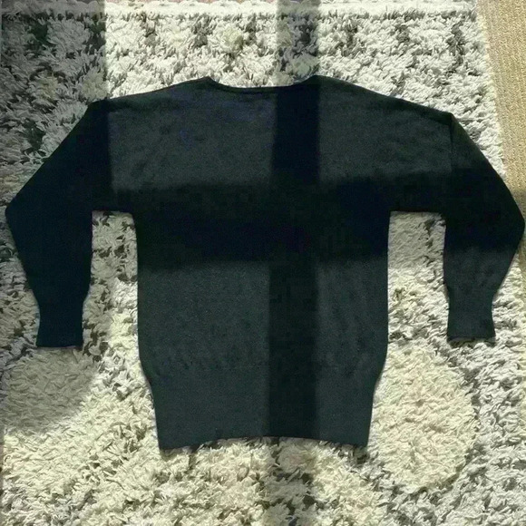 Cashmere Oversized Sweater, 100% Cashmere, Black size S - Picture 4 of 4